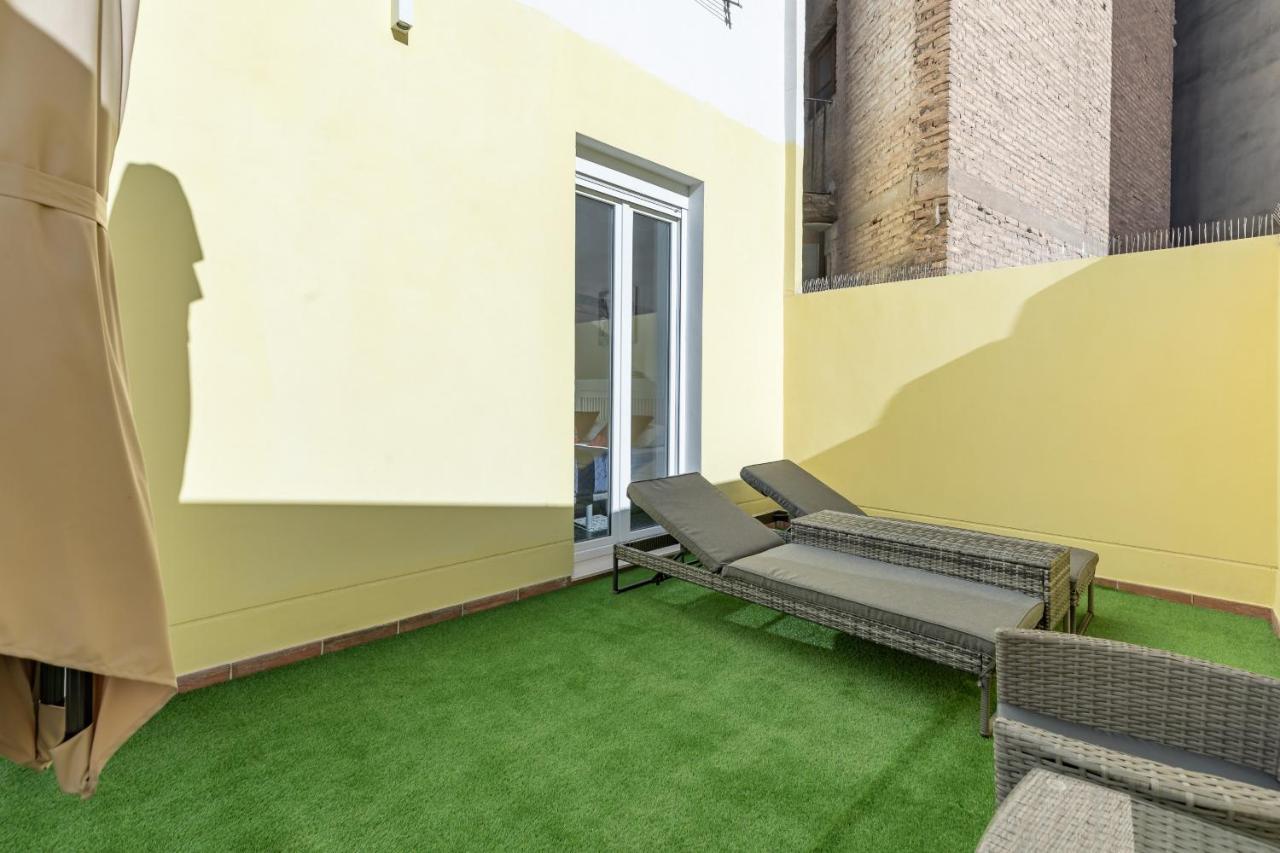 Gorgeous Apt With A Large Private Terrace バレンシア エクステリア 写真