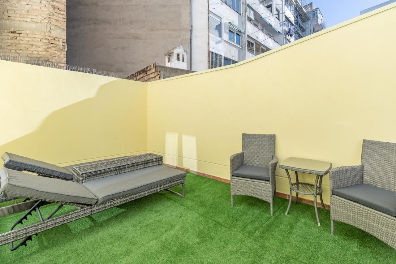 Gorgeous Apt With A Large Private Terrace バレンシア エクステリア 写真
